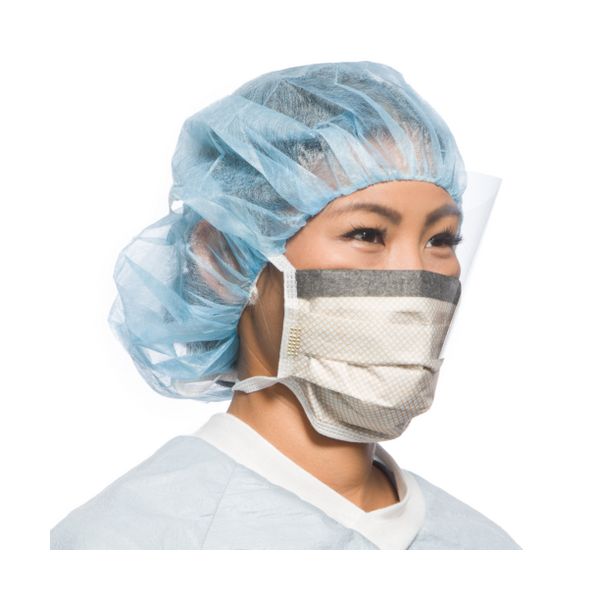 2 Pack) Halyard FluidShield ASTM Level 3 Surgical Face Mask 25 Per Box - Foto 2
